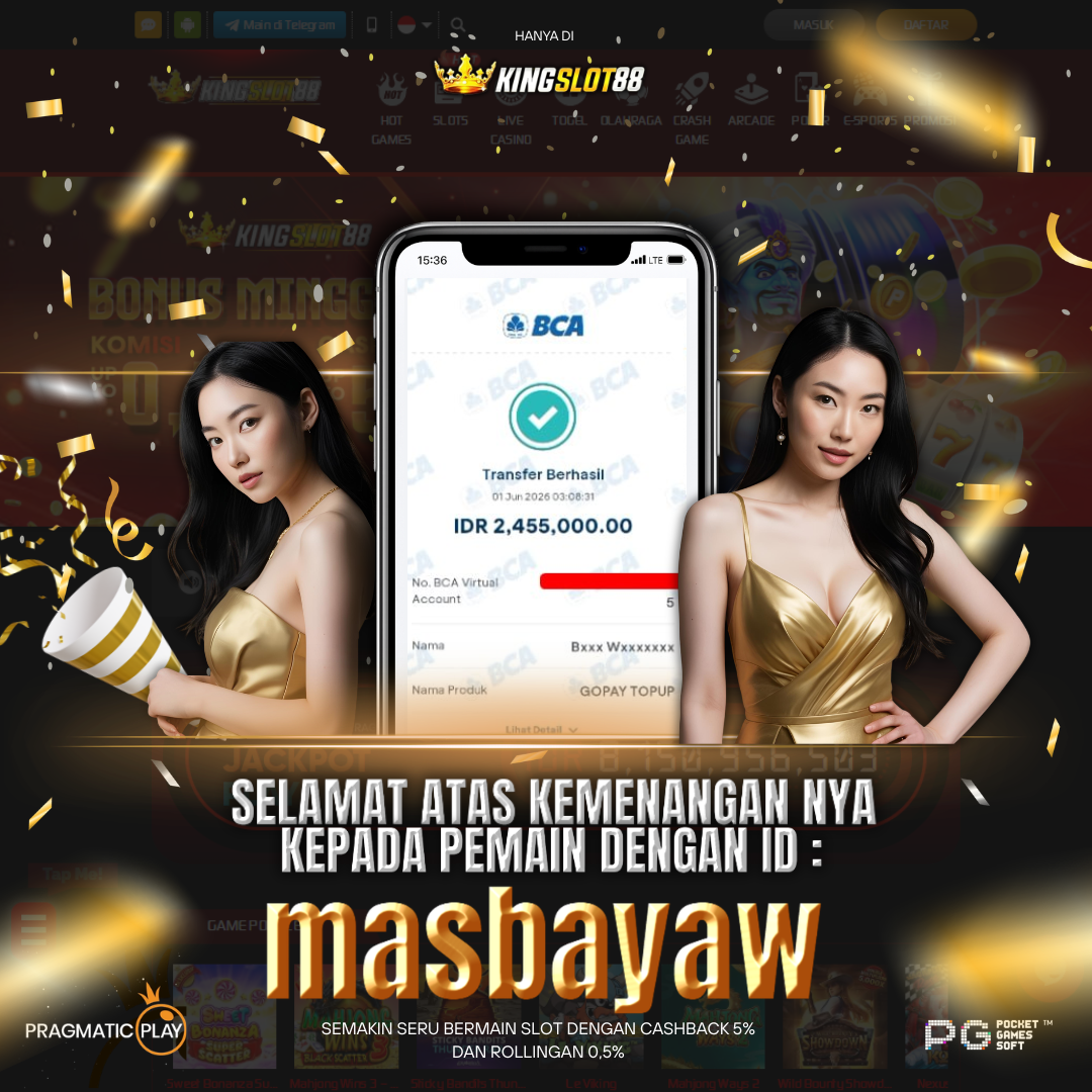 SELAMAT ATAS KEMENANGANNYA UNTUK ID :mashayaw